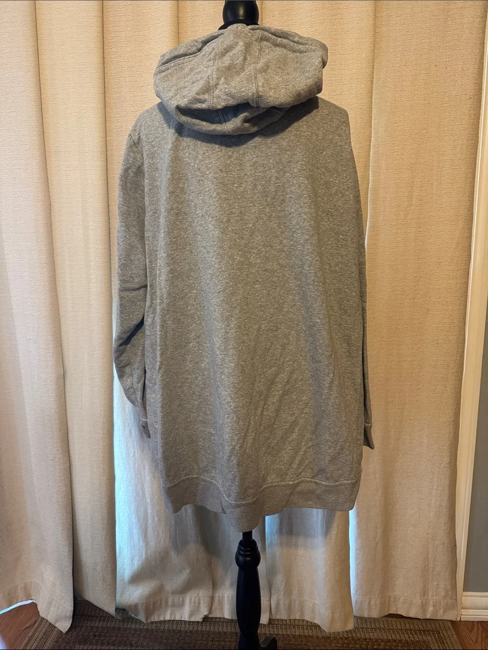 Nike Gray Lightweight Full-Zip Hoodie Jacket